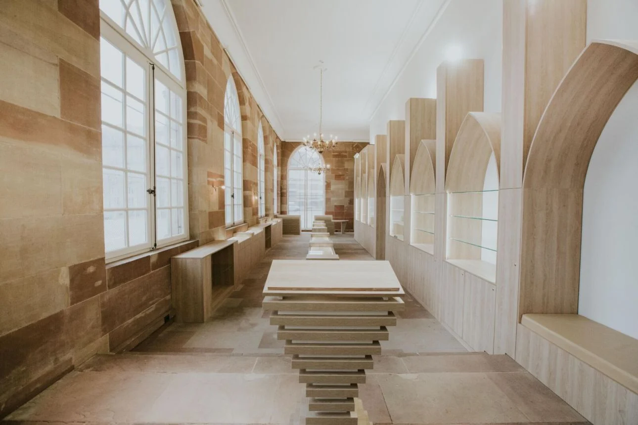 Interior fitting for the Strasbourg Cathedral shop