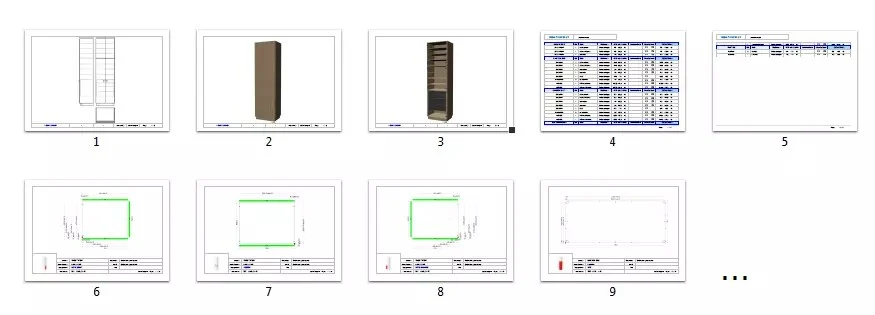 Manufacturing a cupboard under a sloped ceiling: manufacturing file 1