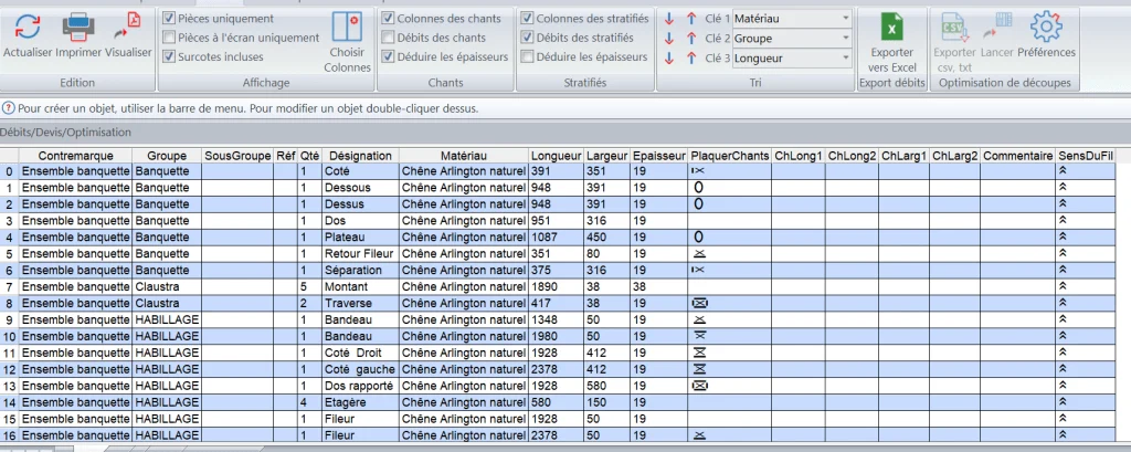 3D design, cut lists, drawings, CNC. Everything you need to produce faster. - A complete and reliable cut list